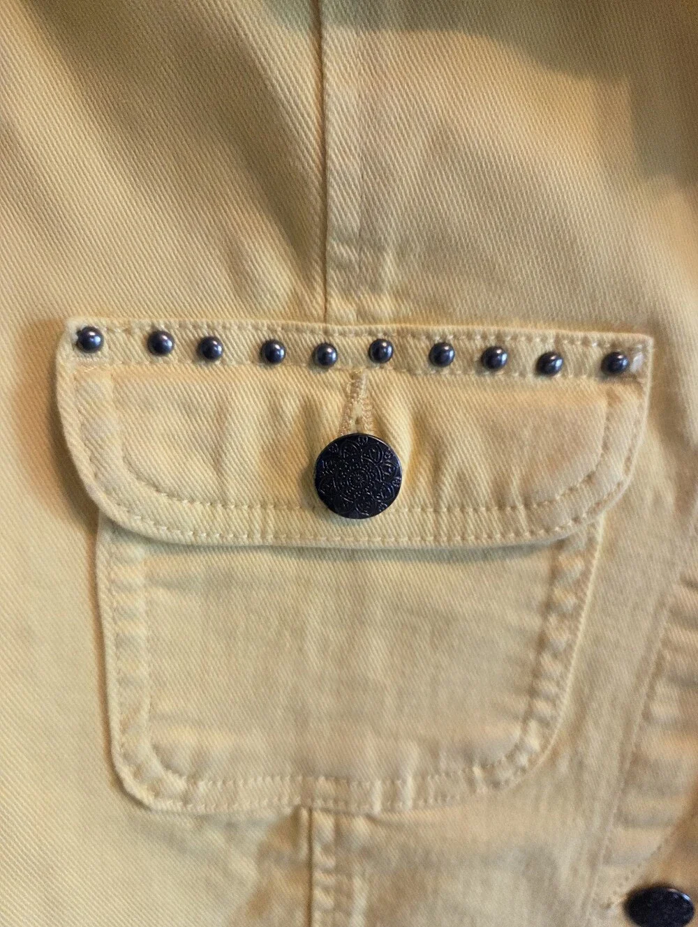 SKYE'S THE LIMIT YELLOW JEAN JACKET P/M
